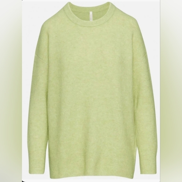 ARITZIA THE GROUP BABATON Size Medium Palm Green Oversized Women's Wool Blend - Picture 2 of 11